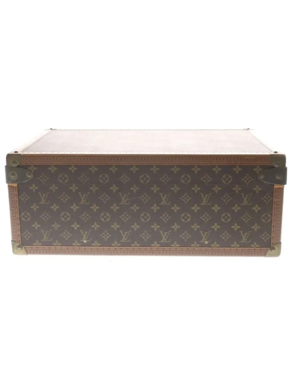 Louis Vuitton Monogram Visten 55 Brown Trunk Suitcase Vintage